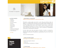 Tablet Screenshot of concentro.com.mx