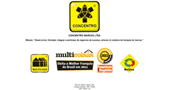 Desktop Screenshot of concentro.com.br